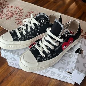 Converse Comme des Garcons sneakers, size 6 men’s/8 women’s
